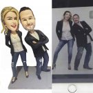 Custom Handmade 3D art Doll, Personalized Wedding Figurine For Couples, Anniversary Gifts Parents