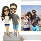 Custom Handmade 3D art Doll, Personalized Wedding Figurine For Couples, Anniversary Gifts Parents