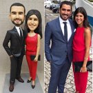 Custom Handmade 3D art Doll, Personalized Wedding Figurine For Couples, Anniversary Gifts Parents