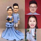Custom Handmade 3D art Doll, Personalized Wedding Figurine For Couples, Anniversary Gifts Parents