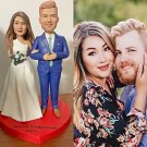 Custom Handmade 3D art Doll, Personalized Wedding Figurine For Couples, Anniversary Gifts Parents