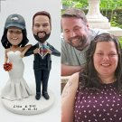 Custom Handmade 3D art Doll, Personalized Wedding Figurine For Couples, Anniversary Gifts Parents