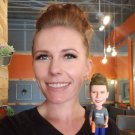 Custom Handmade 3D art Doll, Personalized Birthday Figurine For Mom, Anniversary Gifts For Wife