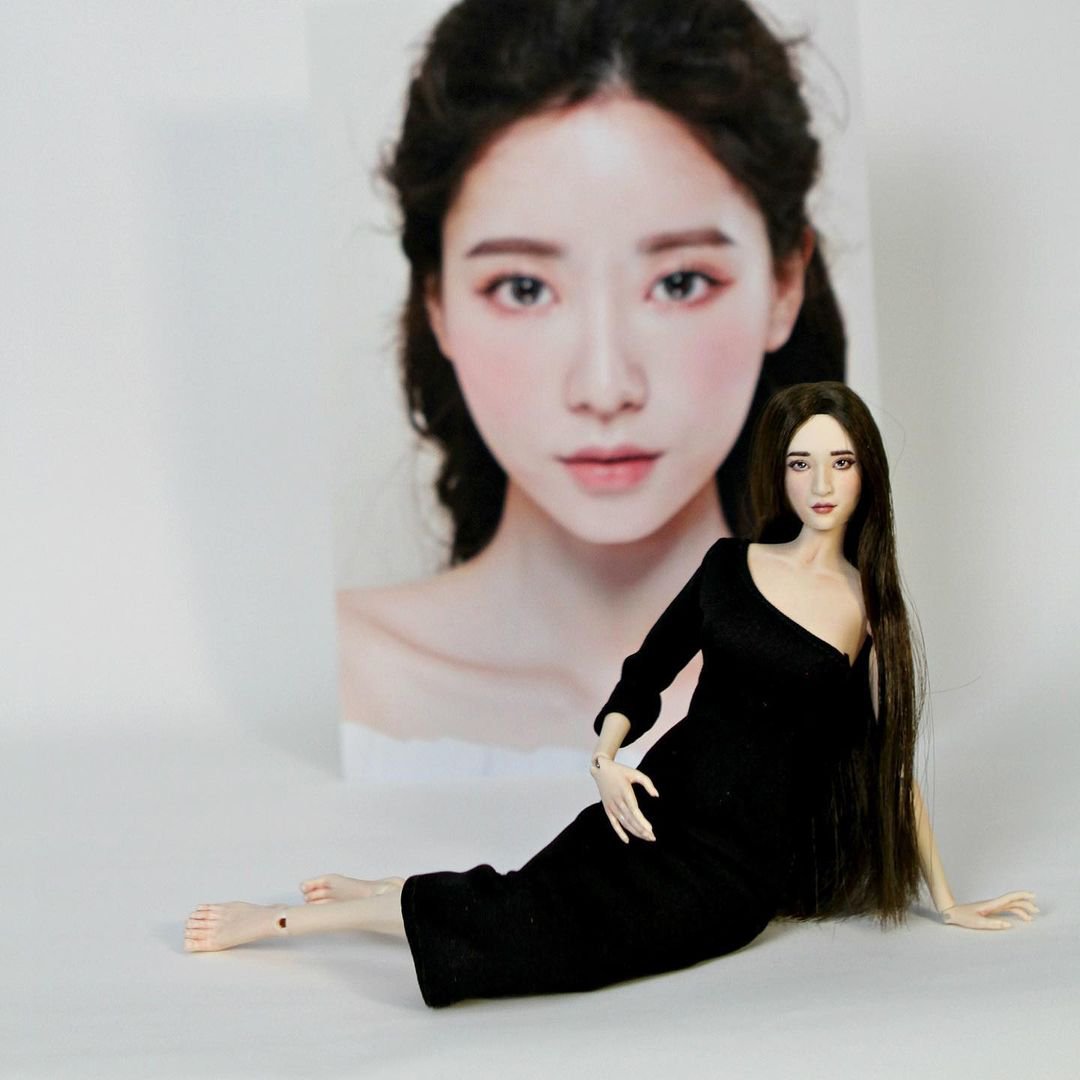 Custom Handmade 3D art Doll, Personalized Birthday Figurine For Mom, Anniversary Gifts For Wife