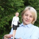 Custom Handmade 3D art Doll, Personalized Birthday Figurine For Mom, Anniversary Gifts For Wife