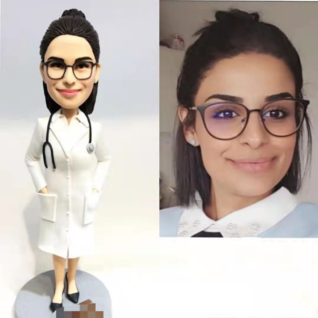 Custom Handmade 3D art Doll, Personalized Birthday Figurine For Mom, Anniversary Gifts For Wife