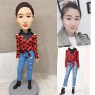 Custom Handmade 3D art Doll, Personalized Birthday Figurine For Mom, Anniversary Gifts For Wife