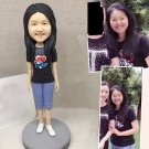 Custom Handmade 3D art Doll, Personalized Birthday Figurine For Mom, Anniversary Gifts For Wife