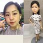 Custom Handmade 3D art Doll, Personalized Birthday Figurine For Mom, Anniversary Gifts For Wife