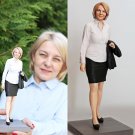 Custom Handmade 3D art Doll, Personalized Birthday Figurine For Mom, Anniversary Gifts For Wife
