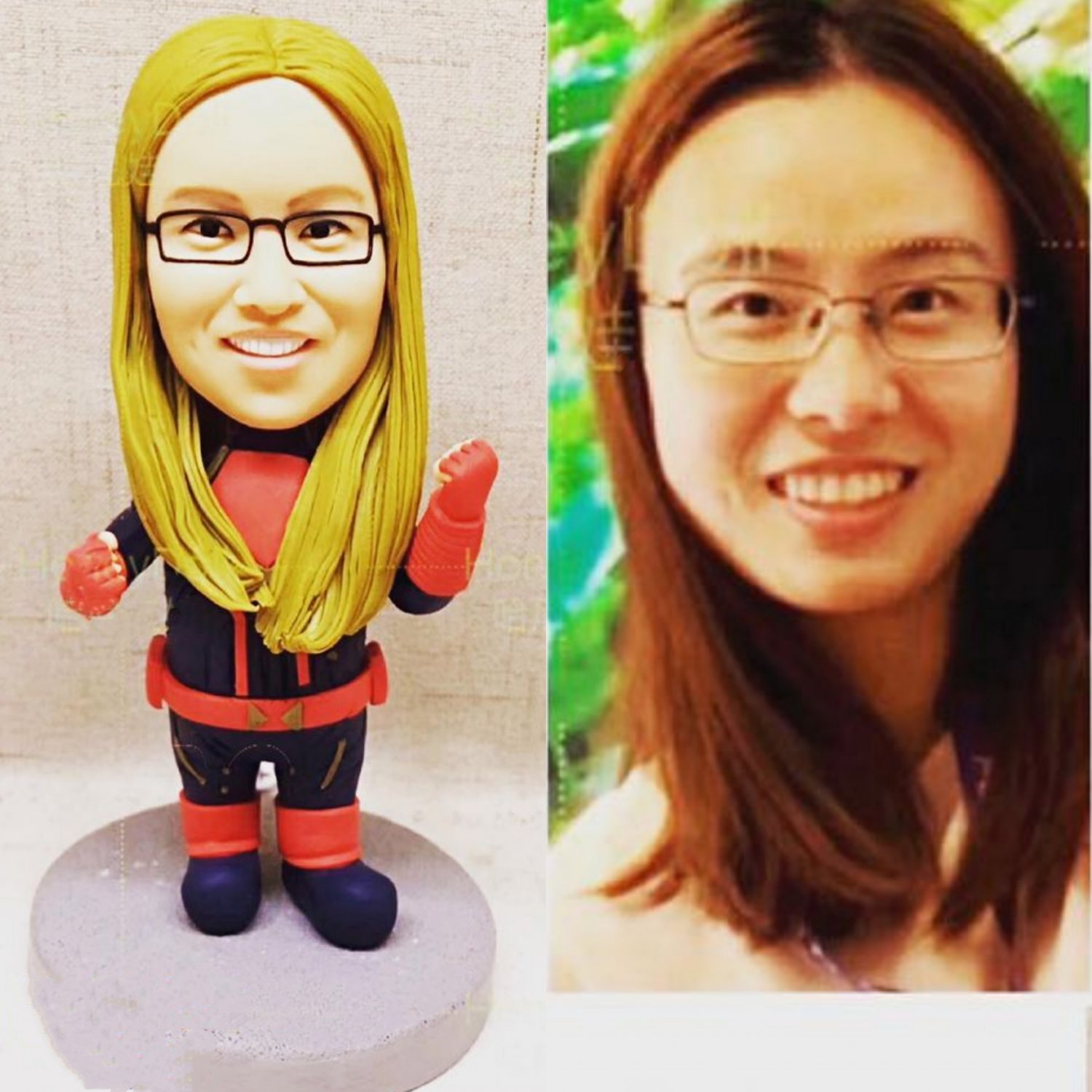 Custom Handmade 3D art Doll, Personalized Birthday Figurine For Mom, Anniversary Gifts For Wife