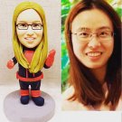 Custom Handmade 3D art Doll, Personalized Birthday Figurine For Mom, Anniversary Gifts For Wife