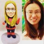 Custom Handmade 3D art Doll, Personalized Birthday Figurine For Mom, Anniversary Gifts For Wife