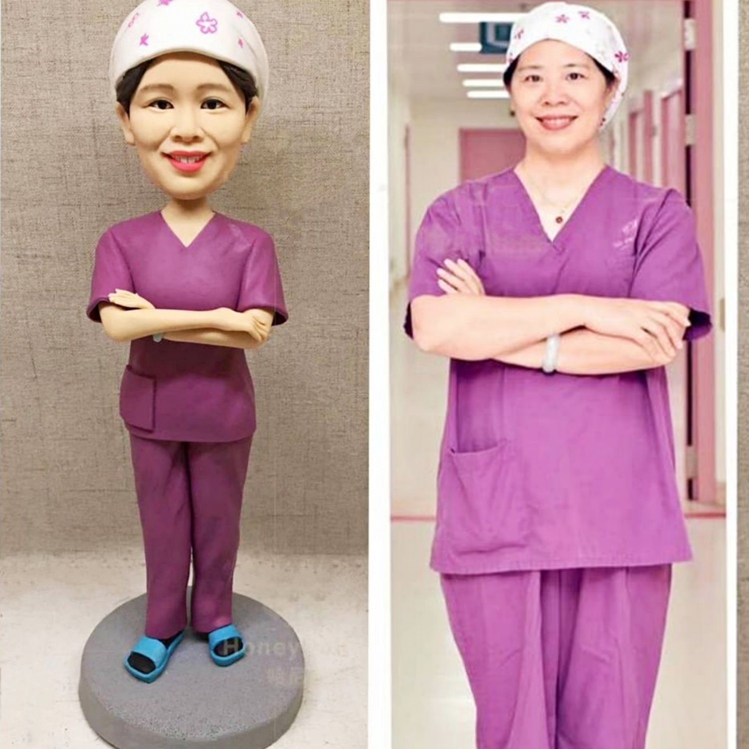 Custom Handmade 3D art Doll, Personalized Birthday Figurine For Mom, Anniversary Gifts For Wife