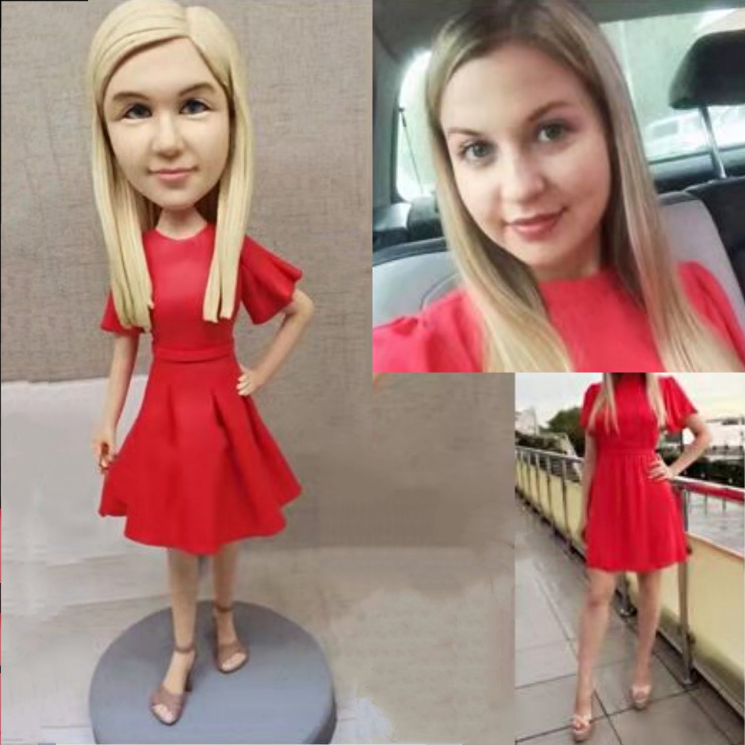 Custom Handmade 3D art Doll, Personalized Birthday Figurine For Mom, Anniversary Gifts For Wife