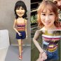Custom Handmade 3D art Doll, Personalized Birthday Figurine For Mom, Anniversary Gifts For Wife