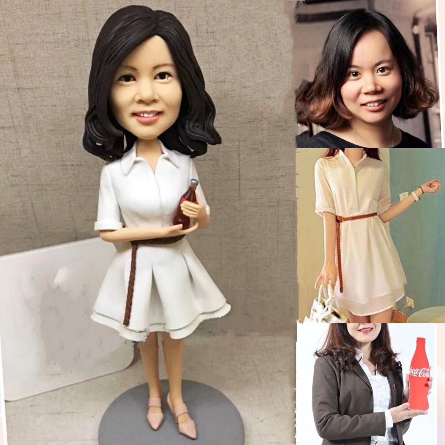 Custom Handmade 3D art Doll, Personalized Birthday Figurine For Mom, Anniversary Gifts For Wife