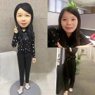 Custom Handmade 3D art Doll, Personalized Birthday Figurine For Mom, Anniversary Gifts For Wife
