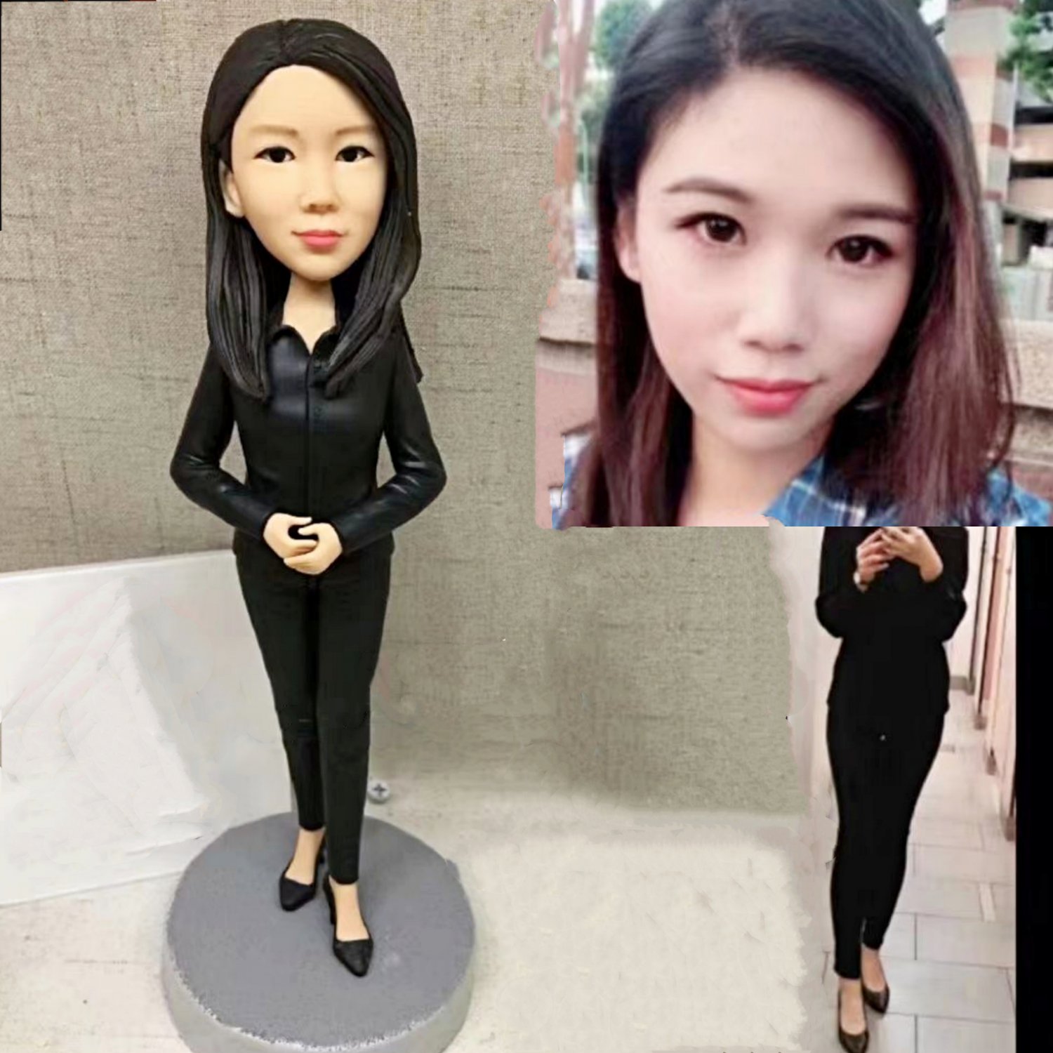 Custom Handmade 3D art Doll, Personalized Birthday Figurine For Mom, Anniversary Gifts For Wife