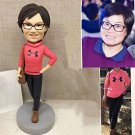 Custom Handmade 3D art Doll, Personalized Birthday Figurine For Mom, Anniversary Gifts For Wife