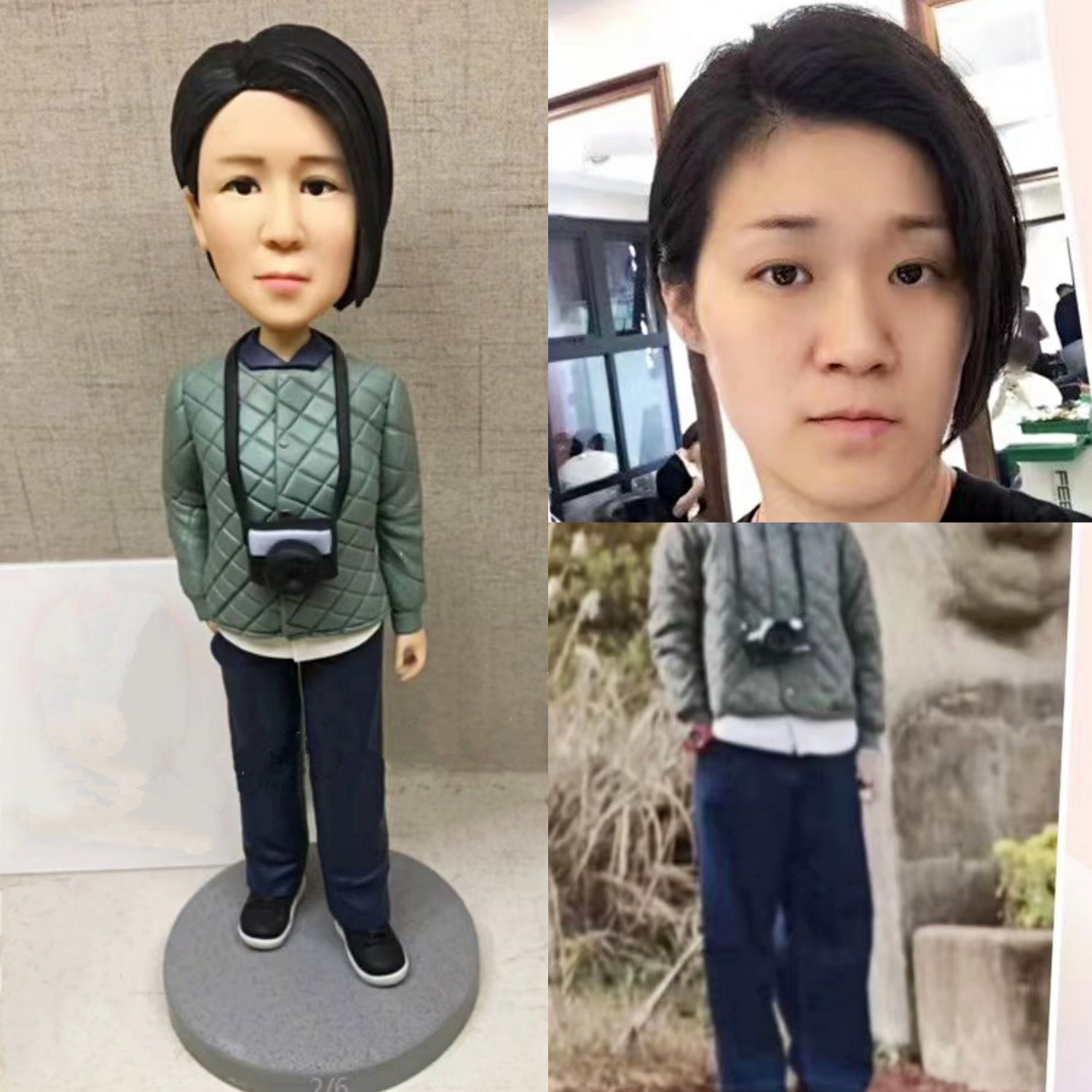 Custom Handmade 3D art Doll, Personalized Birthday Figurine For Mom, Anniversary Gifts For Wife