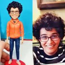 Custom Handmade 3D art Doll, Personalized Birthday Figurine For Mom, Anniversary Gifts For Wife