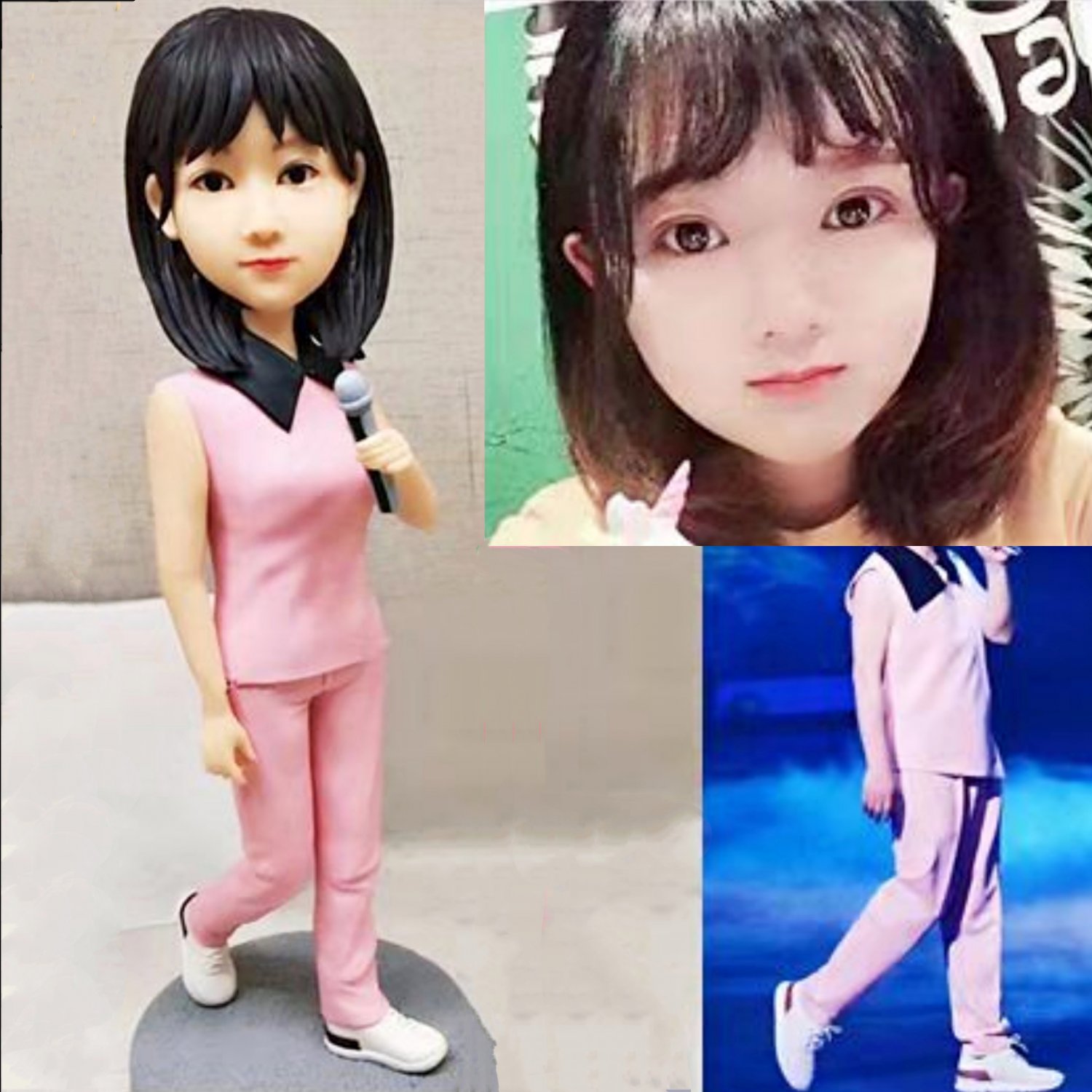 Custom Handmade 3D art Doll, Personalized Birthday Figurine For Mom, Anniversary Gifts For Wife