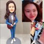Custom Handmade 3D art Doll, Personalized Birthday Figurine For Mom, Anniversary Gifts For Wife