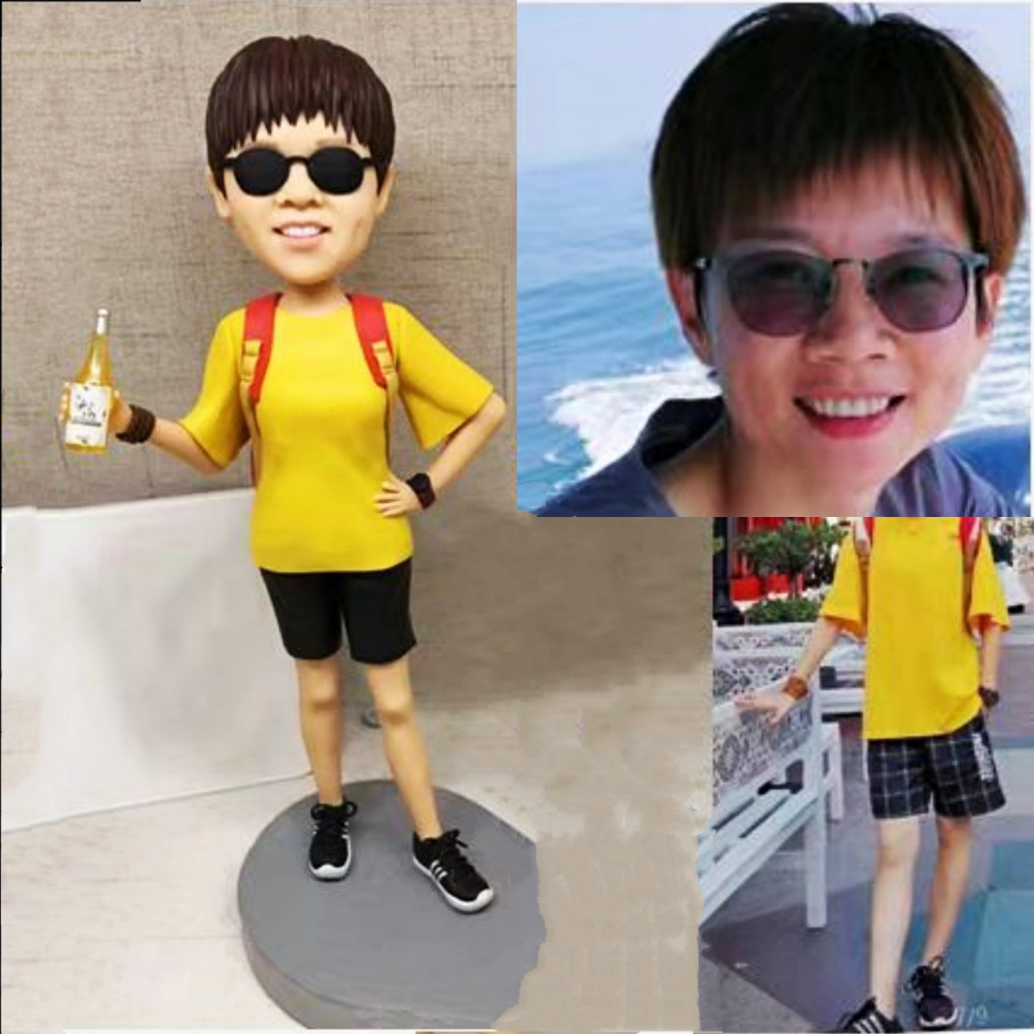 Custom Handmade 3D art Doll, Personalized Birthday Figurine For Mom, Anniversary Gifts For Wife