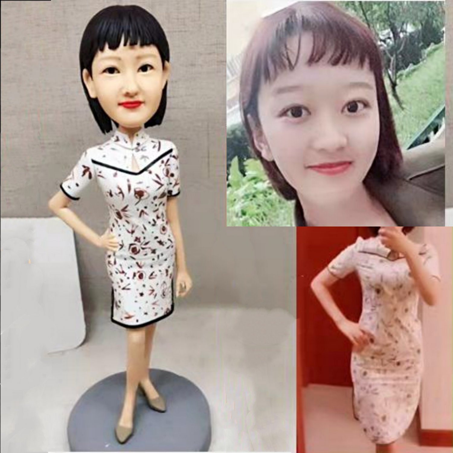 Custom Handmade 3D art Doll, Personalized Birthday Figurine For Mom, Anniversary Gifts For Wife