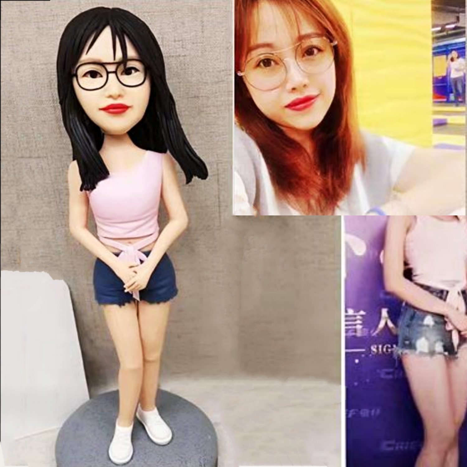 Custom Handmade 3D art Doll, Personalized Birthday Figurine For Mom, Anniversary Gifts For Wife