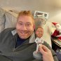 Custom Handmade 3D art Doll, Personalized Birthday Figurine For Dad, Anniversary Gifts For Husband