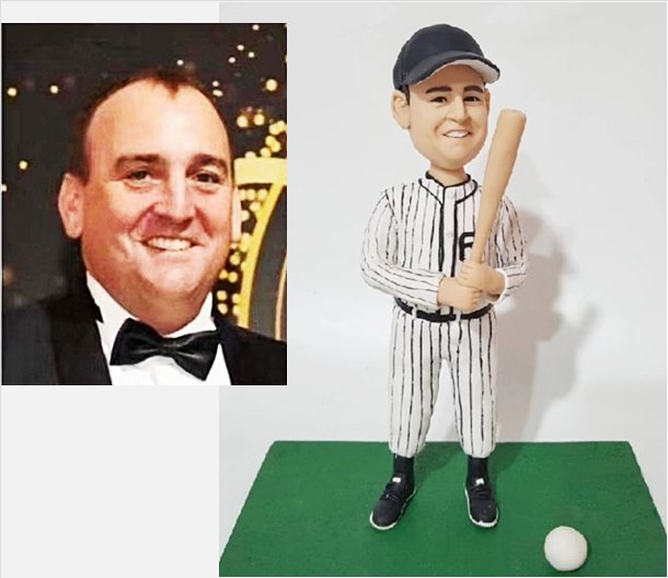 Custom Handmade 3D art Doll, Personalized Birthday Figurine For Dad, Anniversary Gifts For Husband