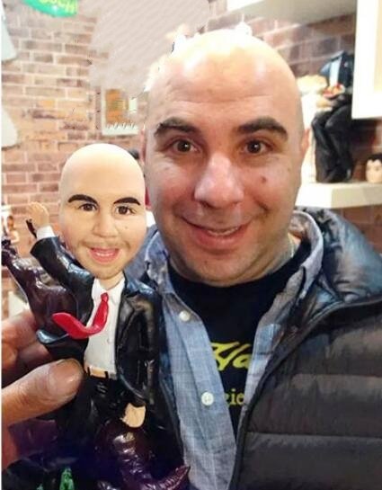 Custom Handmade 3D art Doll, Personalized Birthday Figurine For Dad, Anniversary Gifts For Husband