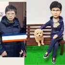 Custom Handmade 3D art Doll, Personalized Birthday Figurine For Dad, Anniversary Gifts For Husband