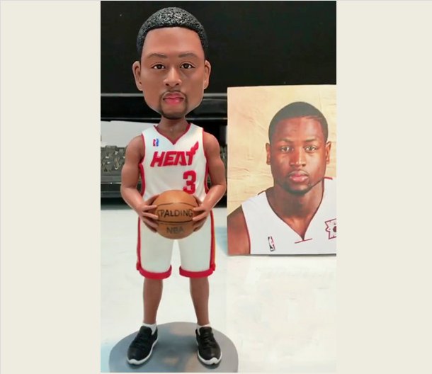 Custom Handmade 3D art Doll, Personalized Birthday Figurine For Dad, Anniversary Gifts For Husband