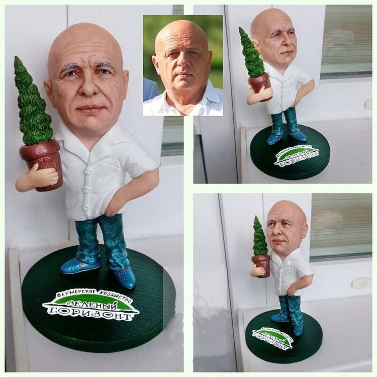 Custom Handmade 3D art Doll, Personalized Birthday Figurine For Dad, Anniversary Gifts For Husband