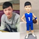 Custom Handmade 3D art Doll, Personalized Birthday Figurine For Dad, Anniversary Gifts For Husband