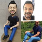Custom Handmade 3D art Doll, Personalized Birthday Figurine For Dad, Anniversary Gifts For Husband