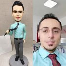 Custom Handmade 3D art Doll, Personalized Birthday Figurine For Dad, Anniversary Gifts For Husband