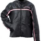 Genuine Leather Ladies Motorcycle Jacket