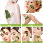 Double Head Natural Jade Facial Roller & Gua Sha Massager Set for Anti-Aging