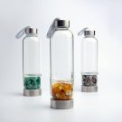 Crystal Infused Elixir Water Bottle / Gemstones Healing Energy Chakra Cleansing