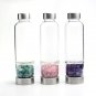 Crystal Infused Elixir Water Bottle / Gemstones Healing Energy Chakra Cleansing