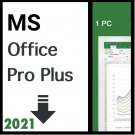 Microsoft Office Pro Plus 2021 1PC/Windows  ( Not For Mac OS )