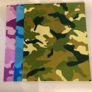 School FOLDERS 2 Pockets Great  CAMOUFLAGE colors HEAVYWEIGHT  3 Pack