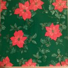 VTG CHRISTMAS WRAPPING PAPER GIFT WRAP GORGEOUS POINSETTIAS RED GREEN AND GOLD VTG CHRISTMAS WRAPPING PAPER GIFT WRAP GORGEOUS POINSETTIAS RED GREEN AND GOLD