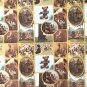 VTG WRAPPING PAPER GIFT WRAP ADORABLE TEDDY BEARS TEDDIES w CUTE DESIGNS