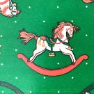 VTG CHRISTMAS WRAPPING PAPER GIFT WRAP CUTE ROCKING HOBBY HORSE TOY BRIGHT GREEN VTG CHRISTMAS WRAPPING PAPER GIFT WRAP CUTE ROCKING HOBBY HORSE TOY BRIGHT GREEN