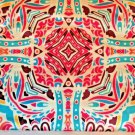 Cushion Cover Pillow Sofa Boho Geometric NEW 16x16 Bright Pink BlueTurquoise Cushion Cover Pillow Sofa Boho Geometric NEW 16x16 Bright Pink BlueTurquoise